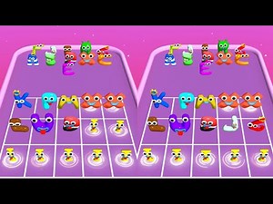 Merge Max Level Fight | Alphabet Lore Run Gameplay