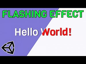 How to Make Simple Smooth Flashing Effects in Unity! Changing Colors & Flashing Colors