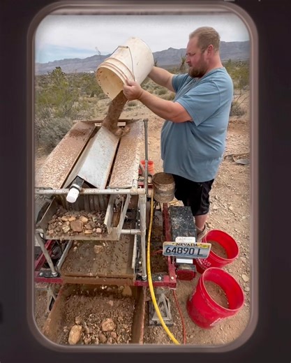 Would you pour a bucket over this machine to get gold?