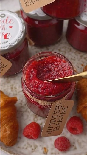 Raspberry Banana Jam ✨🥄