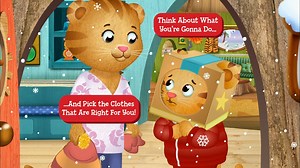Helpful reminder for little tigers: snow days are more fun when you’re bundled up the right way! | Daniel Tiger's Neighborhood