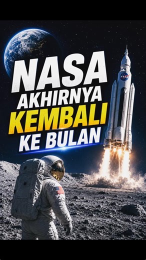 setelah sekian tahun akhirnya NASA kembali ke bulan ‪@Info7_tv‬
