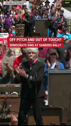 DIAMONDS AND 'BUST': Democrats show they’re more focused on singing than solutions, as far-left lawmaker Bernie Sanders taps Joan Baez to take jabs at Donald J. Trump and the White House during a rally in Hollywood. | Fox News