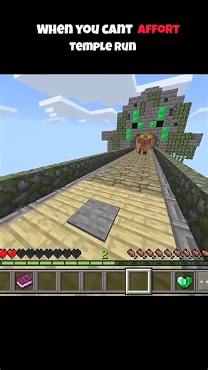 Minecraft Temple Run Escape! ⛏️