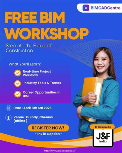 FREE BIM Workshop 🚀 | Learn BIM in 1 Day! #bimworkshop#careergrowth #learnbim #shorts #youtubeshorts