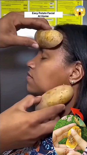 79K views · 422 reactions | Easy Potato Facial Scrub At Home - Get Fair & Clear Skin Easily . . . #facial #facialscrub #facialathome #scrub #fairskin #clearskin #reelsviralシ #reelsvideoシ #fbreelsfypシ゚ #fbreelsvideo | Back to nature remedy | Facebook