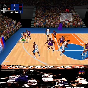 21K views · 217 reactions | NBA Fast Break '98 lets you play with or against your favorite NBA teams and players. Use the Practice mode to learn the controls, then play through an entire Season or skip right to the Playoffs. | Retro-Entertainment TV | Facebook