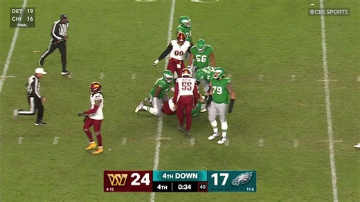 Commanders' top plays vs. Eagles Week 18