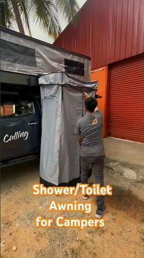 Shower/Toilet Awning for Campers | Camper Dynamics