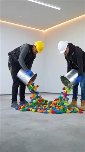 Poured 100 Plush Toys on the Floor… Look What Happened 😱#shorts #asmr