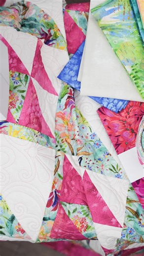 No Valentine’s candy needed… just uninterrupted sewing time 😌🧵 We’d spend it making Veranda from Stash Busting with 3-Yard Quilts 💙 🛍️ FabricCafe.com #quiltsoftiktok #threeyardquilts #stashbusting #quiltinglife #fabriccafe