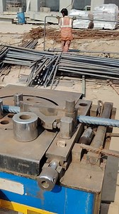Heavy Steel Banding At Yard #construction #civil #project #reinforcement #steel @highlight | Nintu Majumder