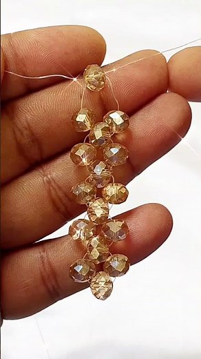 Easy Crystal Beaded Bracelet Tutorial | DIY Crystal Moti Crafts | Handmade Jewelry Ideas