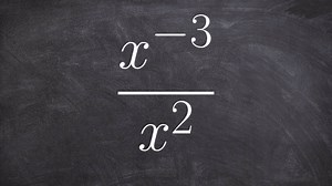 Using the rules of exponents to simplify an expression