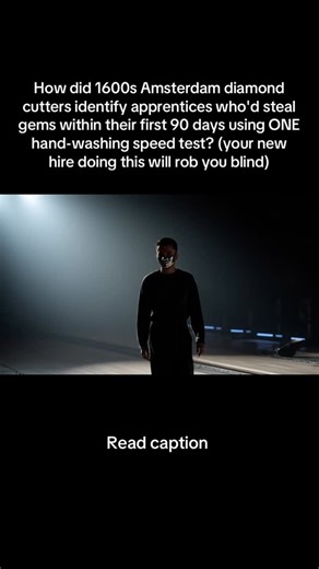 Mr Cypher / Build your Billionaire-LifeStyle on Instagram: "1. Gem trade security experts analyzing Dutch Golden Age diamond guild protocols discovered why Amsterdam cutting houses lost only 0.4% of stones to theft while Antwerp competitors lost 28%. These Netherlands craftsmen handled uncut diamonds worth $50 million annually with apprentices earning poverty wages surrounded by fortunes. Their master cutter training scrolls reveal one 20-second hand-washing observation during interviews that pr