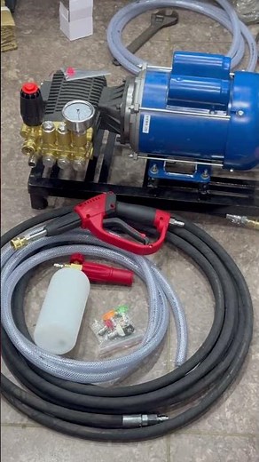 Shakti 350 BAR Triplex Plunger Pump | 3HP Crompton Motor ⚡ Full Accessories 📞 9726255752