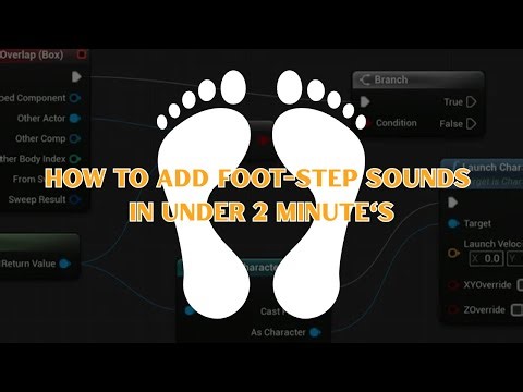 Unreal Engine 5: How To Add Footstep Sounds with Animation Notifies