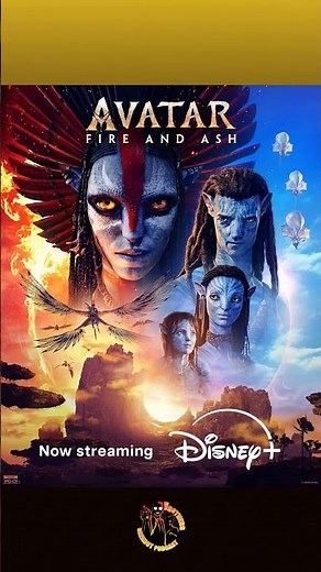 Avatar: Fire and Ash Is Officially Streaming Now On Disney Plus!