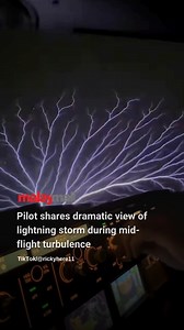 21K views · 256 reactions | A rare cockpit view of a lightning storm during the Melbourne–KL flight. While it looks intense, the pilot explains that all pilots are trained for years to handle any weather safely, reassuring everyone not to worry. | Malay Mail | Facebook