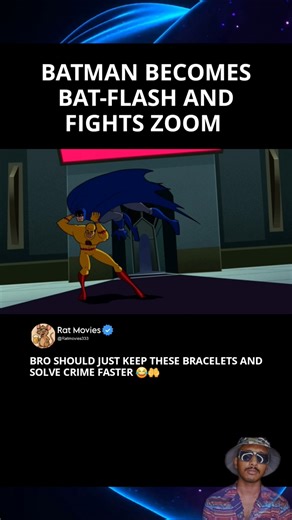 Batman vs The Zoom Fight Scene | Batman The Brave And The Bold S2 EP15 | #shorts