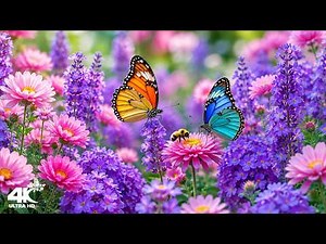 Relaxing Piano & Bird Sounds 4K | Peaceful Nature Music for Deep Sleep, Meditation & Stress Relief💚