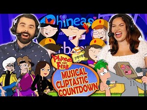 We Watched PHINEAS AND FERB S. 2 EPISODE 15 AND 16 For the FIRST TIME! MUSICAL CLIPTASTIC COUNTDOWN