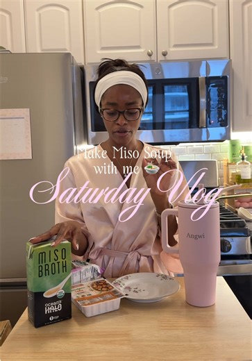 Saturday Vlog 🎀: Make Miso with me! Robe & water bottle linked in my Amazon storefront #vlog #cooking #hydrojug