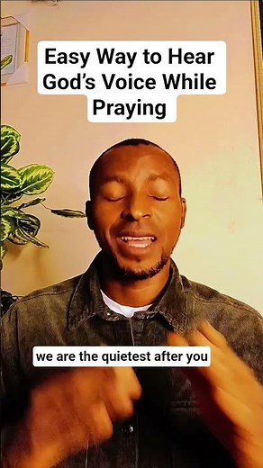 Easy Way to Hear God’s Voice While Praying