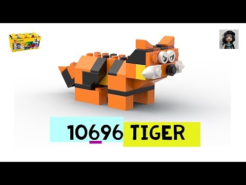 TIGER 🐯 Lego classic 10696 ideas How to build easy