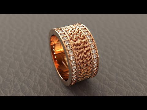RhinoGold 6.5 Ring Tutorial Preview - Texture 3D
