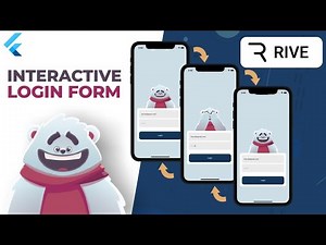 Flutter Tutorial: Flutter Interactive Login Screen | Flutter Login Screen | Flutter Rive