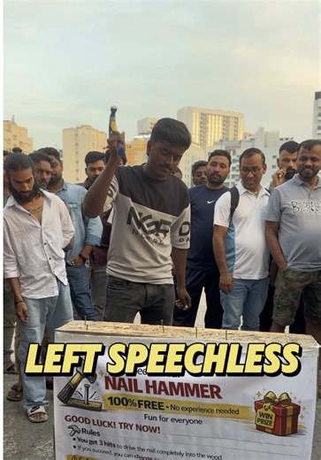 Indian guy destroyed nail challenge – Host left speechless#deepseekdubai #deepseekdubaihub #freetoplaywinprizes #hammerstrength #hammerchallenge