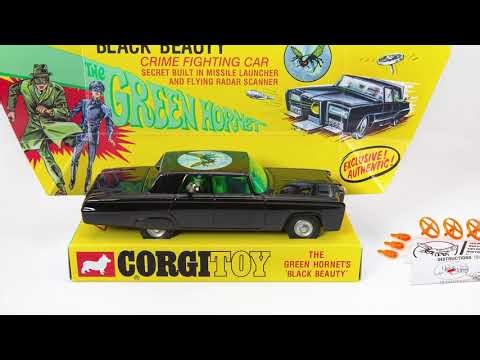 Corgi Model Club's Exclusive Re-issue of 268 Green Hornet Black Beauty