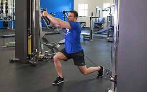 Split Stance Cable Lift