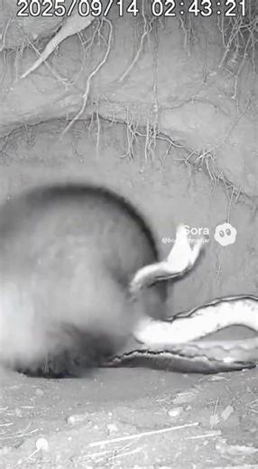 Badger Den Loop Python at the Entrance