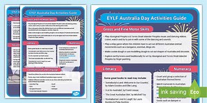 EYLF Australia Day Activities Guide