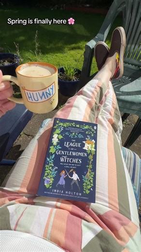Reading Outdoors on a Glorious Spring Day