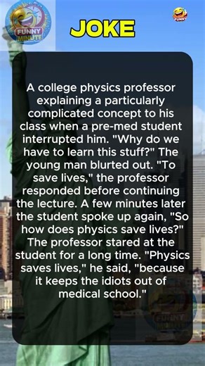 A college physics professor #funny #comedy #jokes #fyp #shorts #short #memes #reels #trending