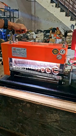 Double cut wire stripping machine live testing #shorts #viralvideo