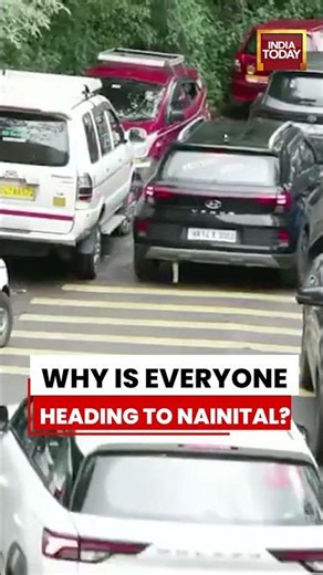 Nainital Sees Huge Crowd Surge Amid Perfect Weather Conditions #viral #weather #nainital #traffic