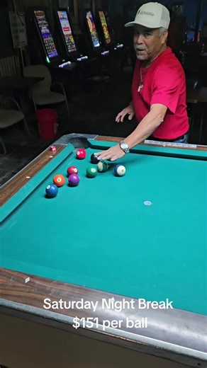 Saturday Night Pool Break: $151 Per Ball