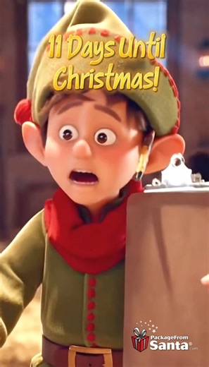 Package From Santa® on Instagram: "✨🧝‍♂️ 11 days to go! The Elves are moving faster, the reindeer are paying attention, and the countdown is officially ON. 🎄🦌 This is the magic kids remember — the excitement, the belief, the sparkle in the air! A little North Pole magic is still waiting… 👉 www.PackageFromSanta.com 🎅✨ #PackageFromSanta #LettersFromSanta #ChristmasCountdown #ElfLife #HolidayMagic"