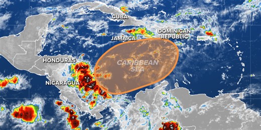 Development chances increase for Caribbean disturbance as final month of hurricane season approaches