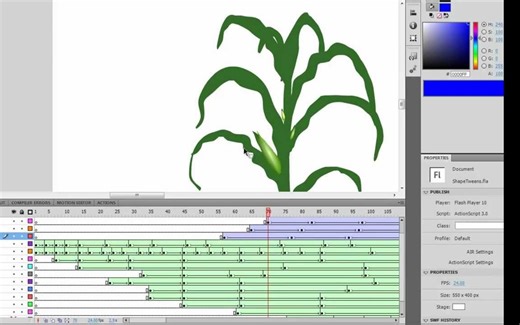Flash教程-什么是补间形状？