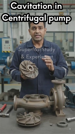 Cavitation in Centrifugal Pump #Centrifugalpump #Cavitation #shorts