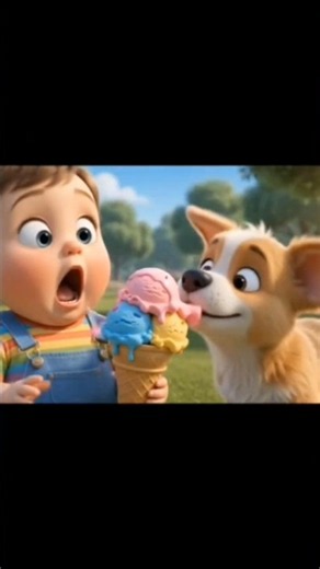 Cute boy or dog funny cartoon #cartoon #kids #animation@kartina.mira.meskeva