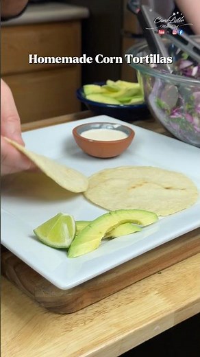Homemade Corn Tortillas