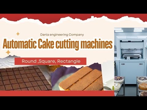 Ultrasonic Cake & Sweets Cutting Machine | Dania Engineering Company
