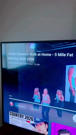 Workout of the day! 3/5 miles completed from Leslie Sansone Walk at Home- 5 Mile Fat Burning Walk. I’m not new to her walks but should probably build up rather than trying to do it all at once! #exercise #walking #cardioworkout #healthjourney #fyp
