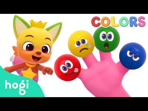 [NEW🌟] Finger Family Song with Colorful Candies｜Learn Colors for Kids｜Hogi Colors｜Hogi Pinkfong